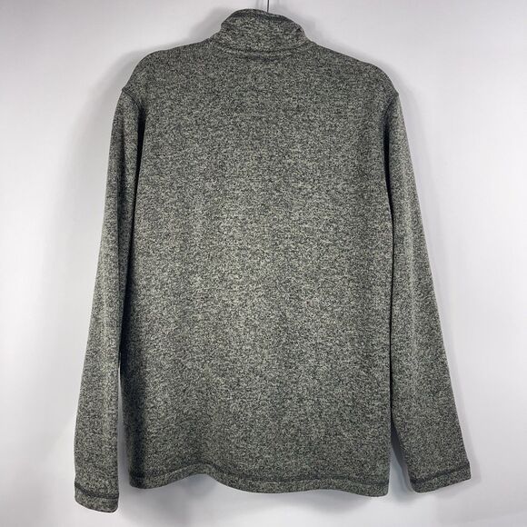 Eddie Bauer Sweater Adult Large Gray Heather Radiator 2.0 Knit Fleece Pullover - Picture 2 of 7